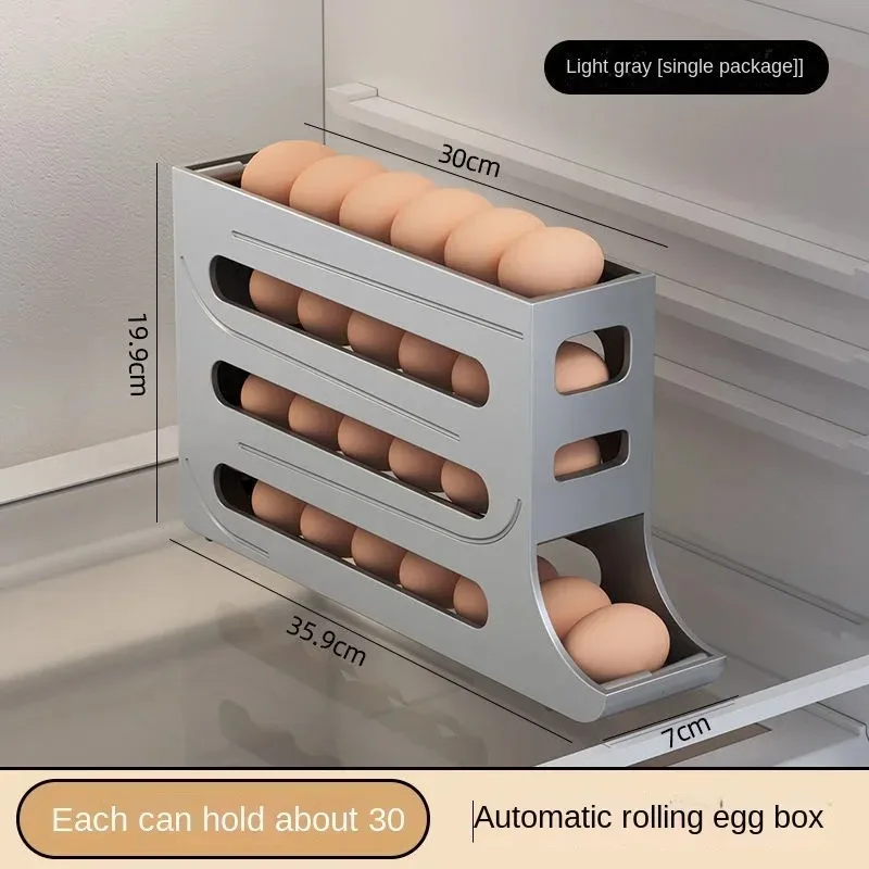 Rolling Egg Holder for Fridge