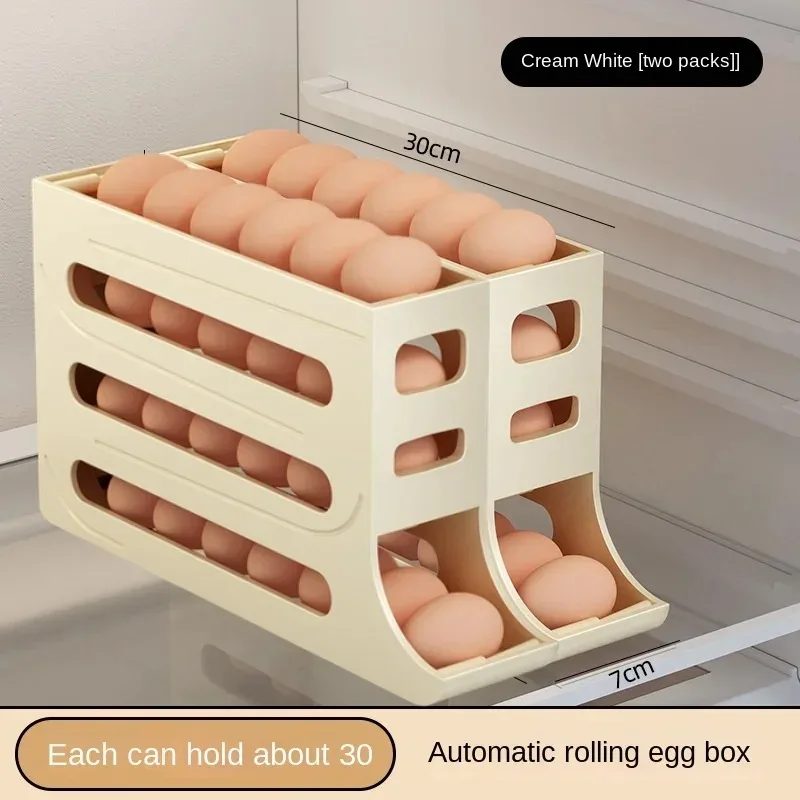 Rolling Egg Holder for Fridge