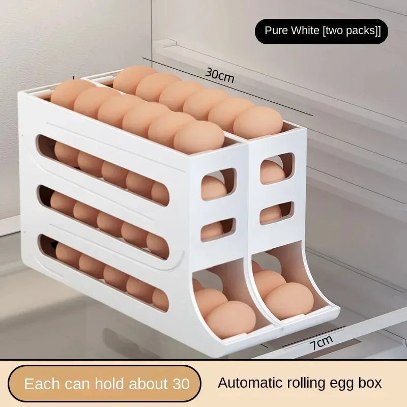 Rolling Egg Holder for Fridge