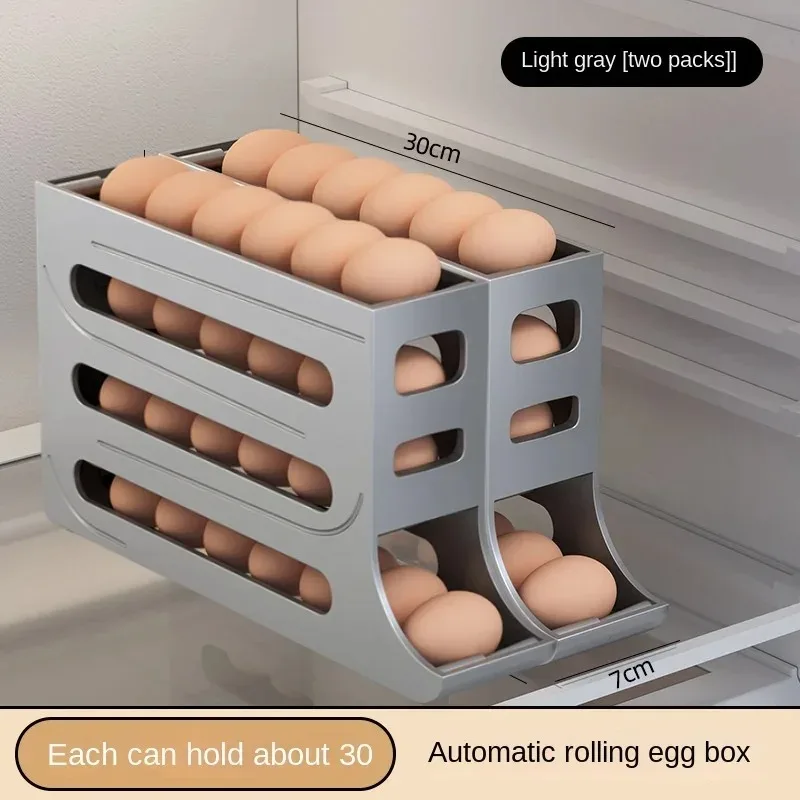 Rolling Egg Holder for Fridge